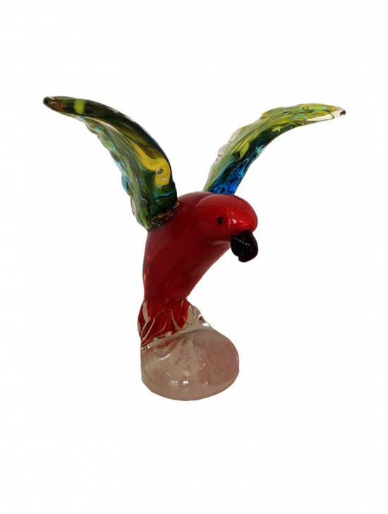 Glass Eagle On Stand